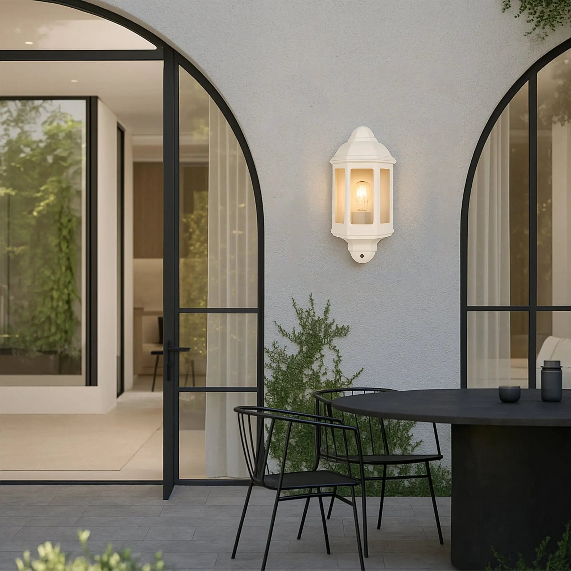 Lexi Lighting Avara Outdoor Wall Sconce - Beige