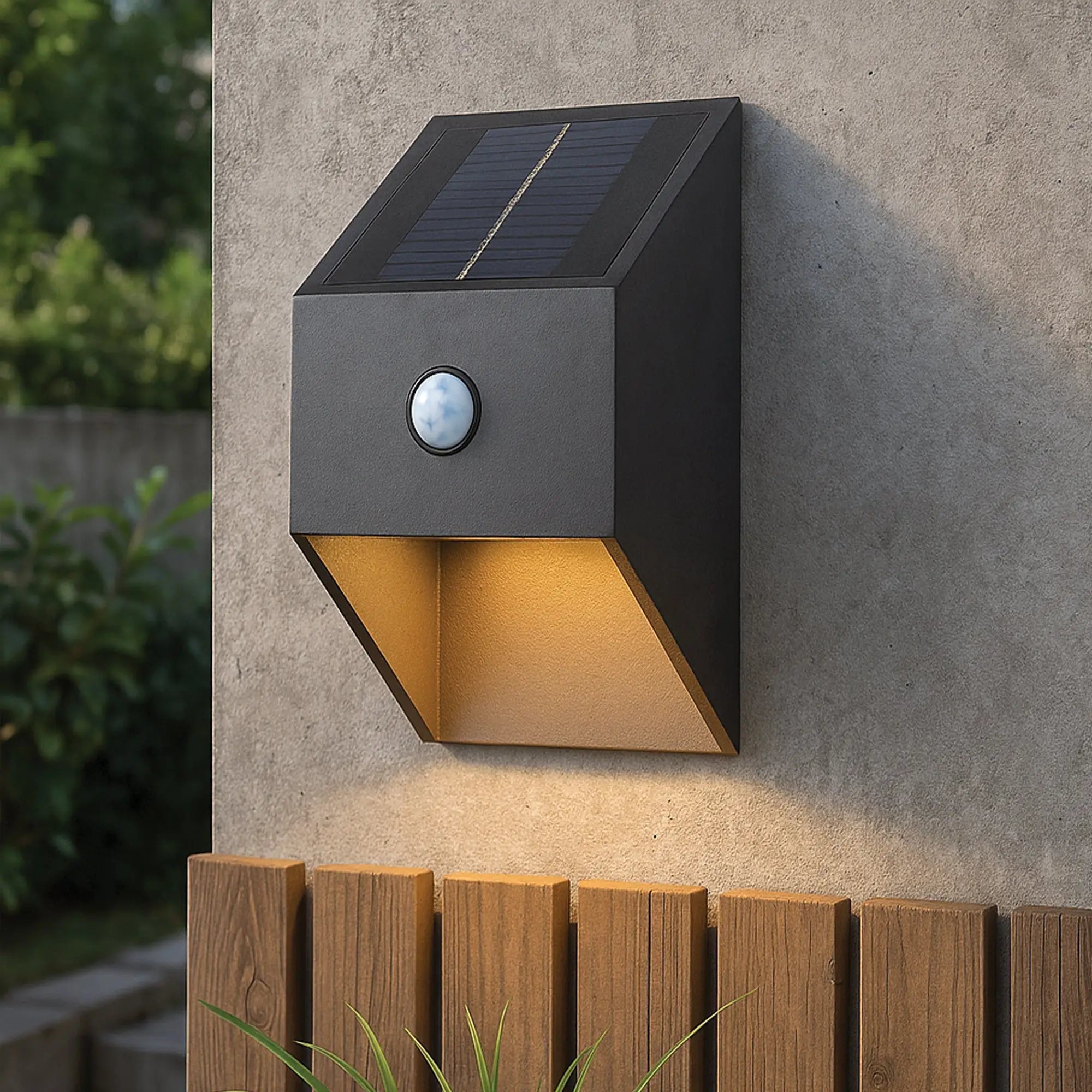 Lexi Lighting Velto Solar Led Outdoor Wall Light with Pir Sensor