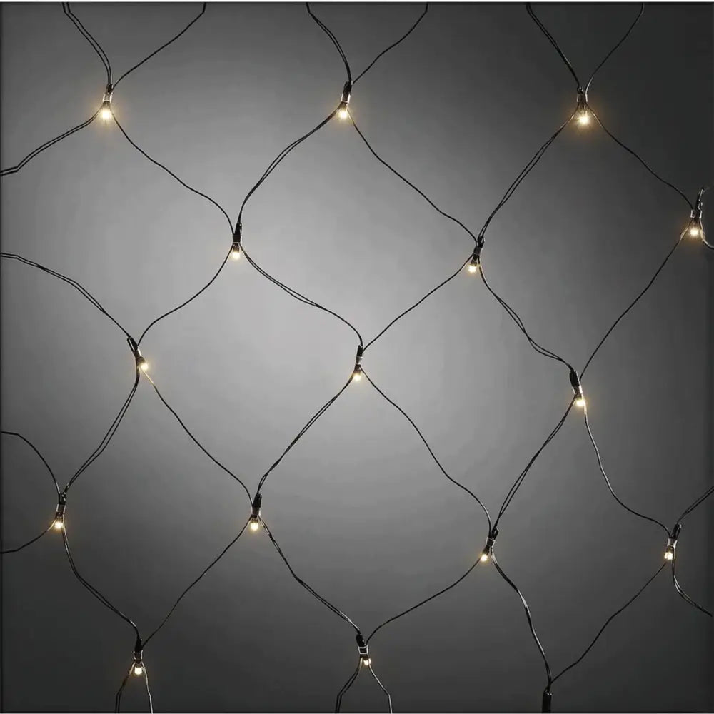 Lexi Lighting Net Light Warm White Dual Power 160 LED Connectable Net Light - 3 Colour Options