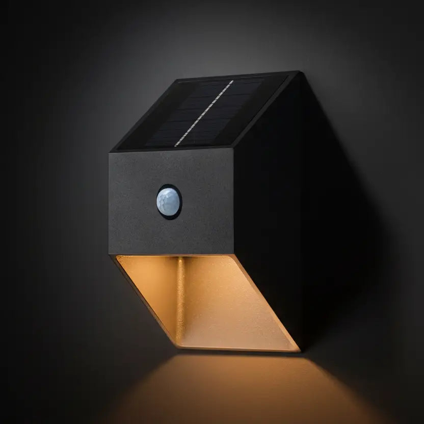 Lexi Lighting Velto Solar LED Outdoor Wall Light with PIR Sensor