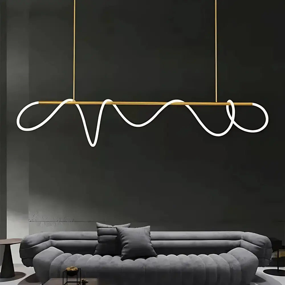 Green Earth Lighting Australia Home & Garden > Lighting Linear Flex 1800 90W Dimmable Linear LED Pendant | Satin Brass