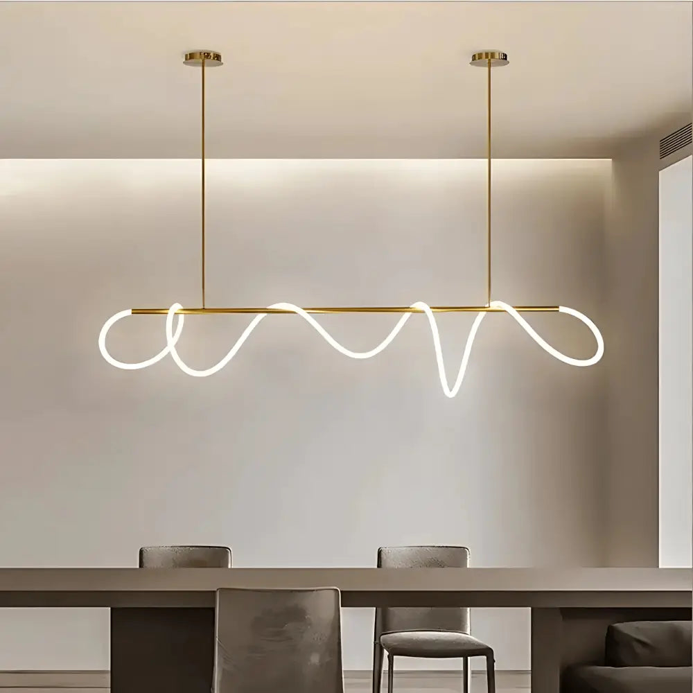 Green Earth Lighting Australia Home & Garden > Lighting Linear Flex 1800 90W Dimmable Linear LED Pendant | Satin Brass