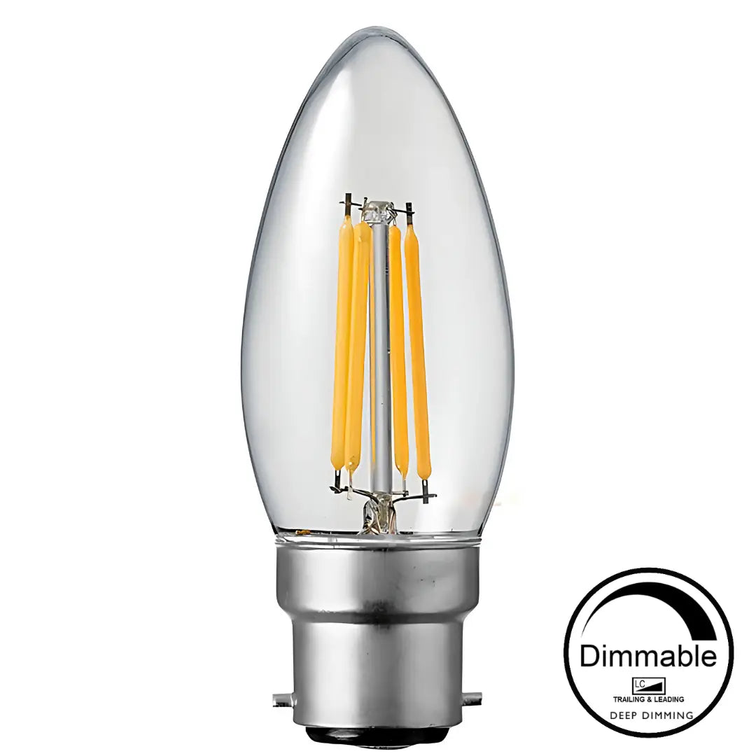 Low Voltage Dimmable Candle Style Led Bulb Warm