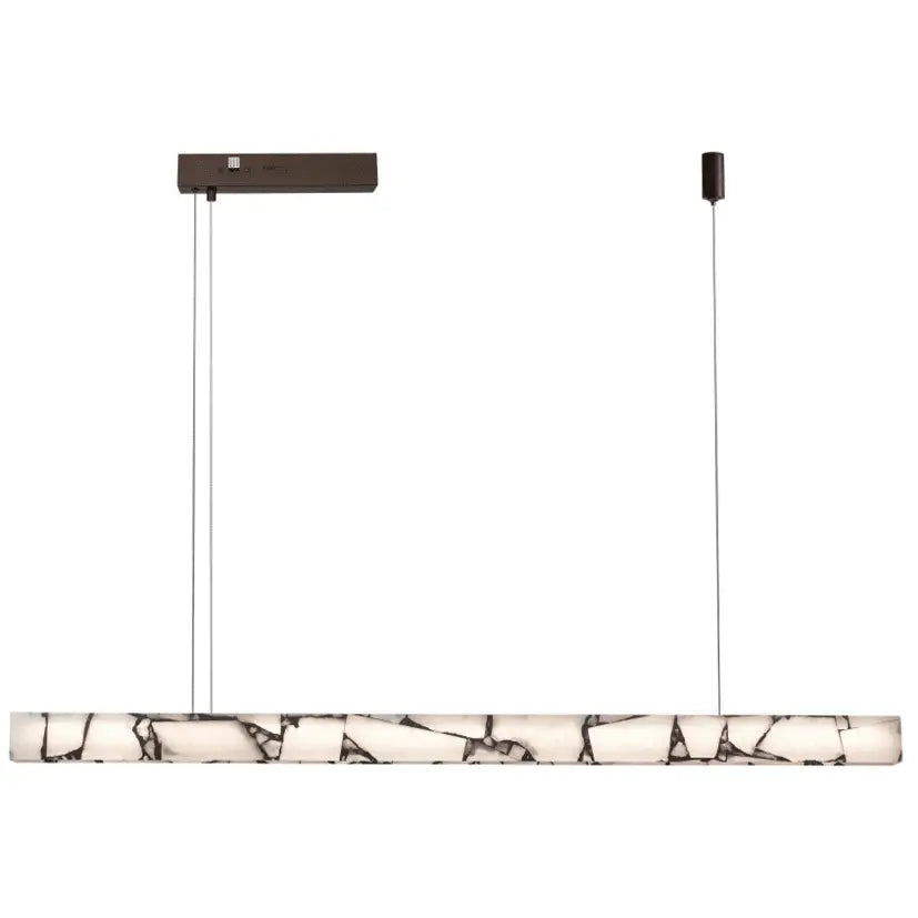 Luminara Alabaster Style Spanish Marble Led Pendant Light