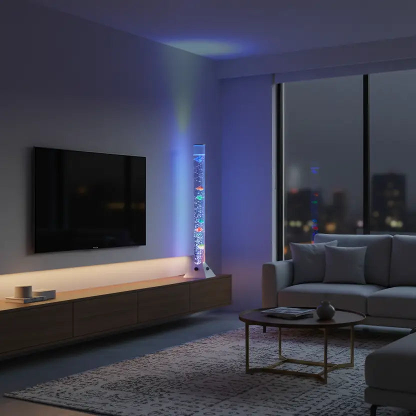 Bubble Fish Lamp Tower Colour-Changing LED
