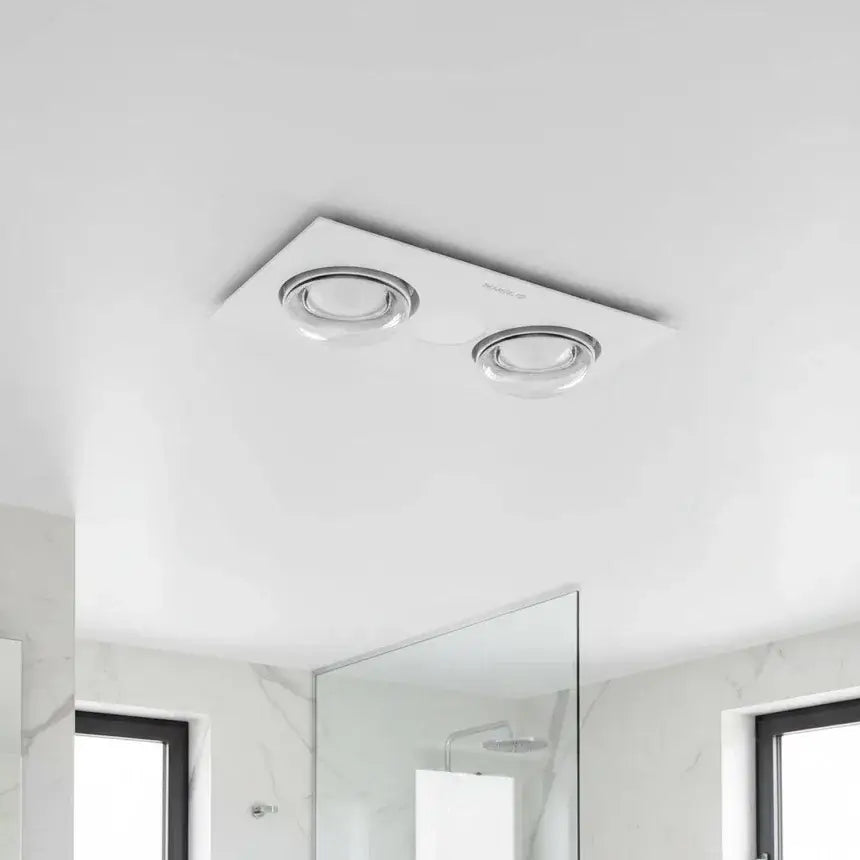 Martec Forme 2 3 in 1 Bathroom Heater Exhaust Fan & Led Light