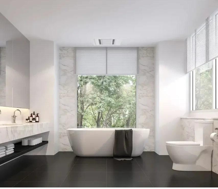 Martec Phoenix 3 - in - 1 Bathroom Heater, Exhaust Fan & Light White - Martec