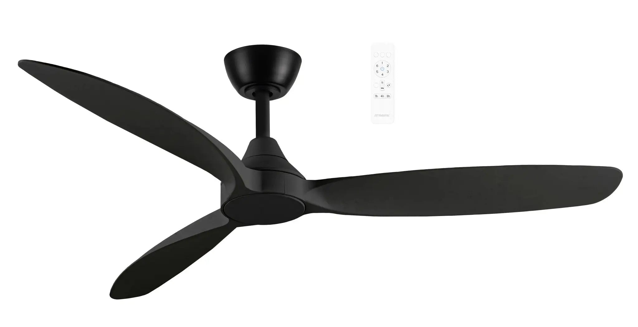 Seaforth 56’’ Dc Smart Ceiling Fan with Wifi Remote - Matt Black