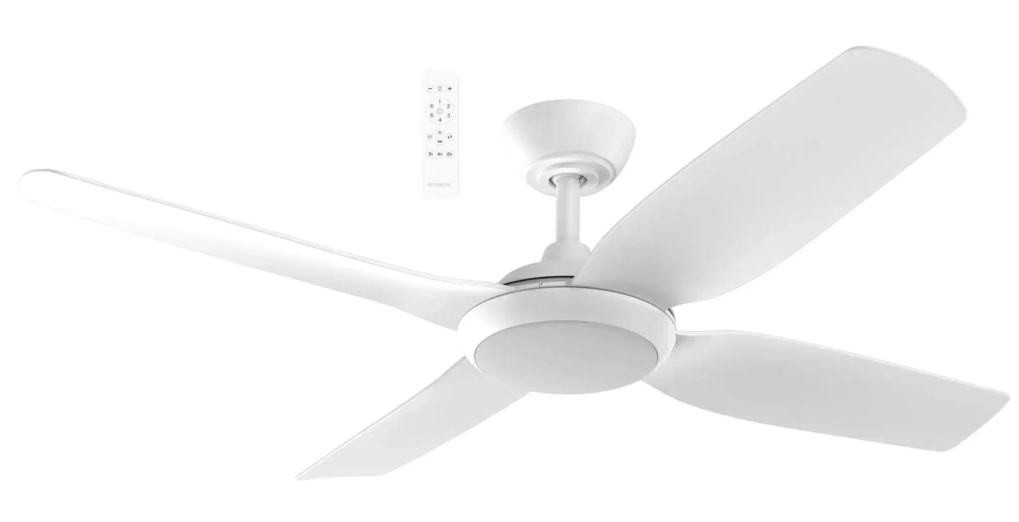Viper 4 Blade 48″ Dc Smart Ceiling Fan with Wifi - Matt White