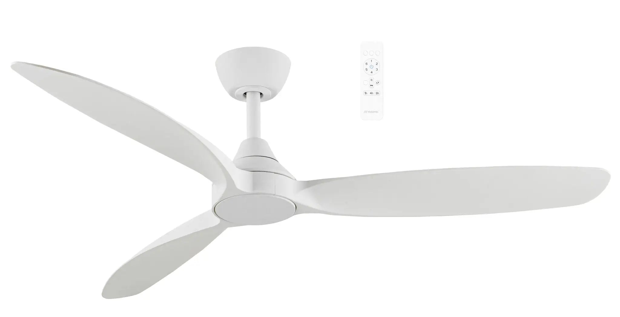 Martec Seaforth Dc 52 Inch Smart Wifi Ceiling Fan - Matt White