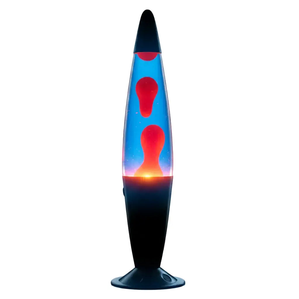 MDI black red blue peace motion lamp