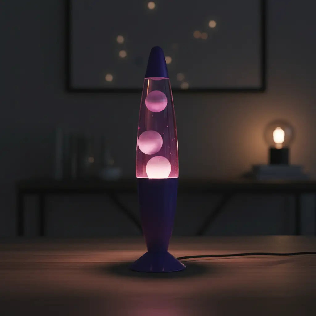 Metallic Purple Magma Motion Lava Lamp