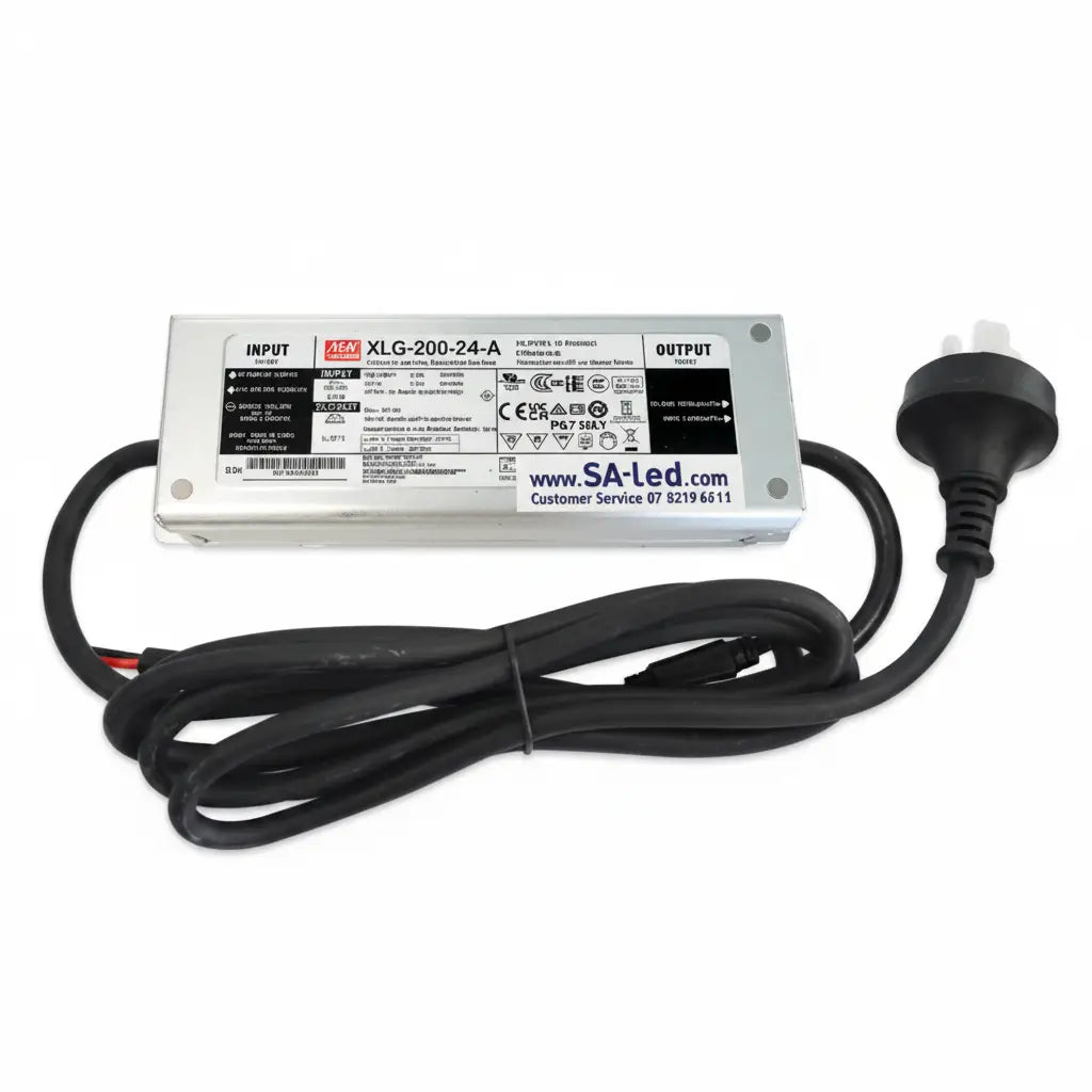 Meanwell 200W Constant Voltage LED Outdoor Power Supply – IP67 (Waterproof)