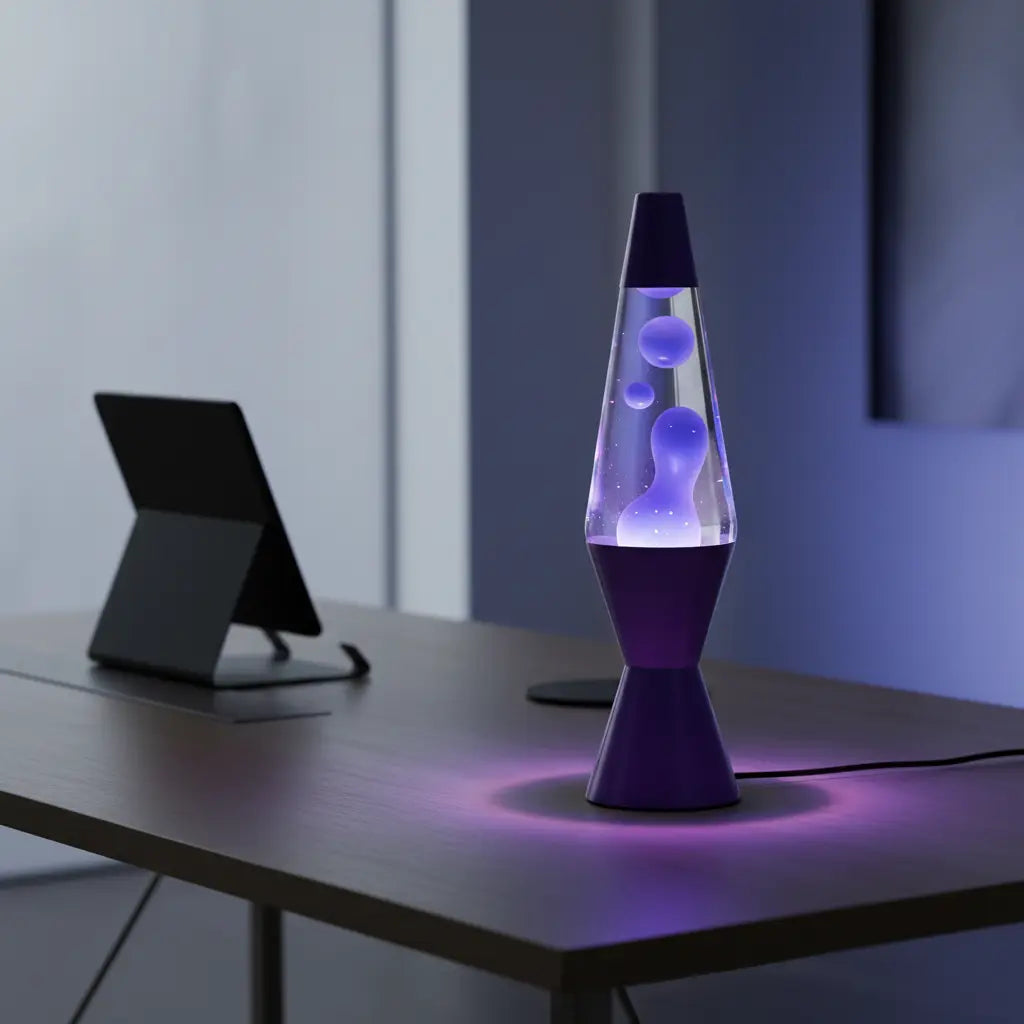 Metallic Purple Diamond Motion Lava Lamp