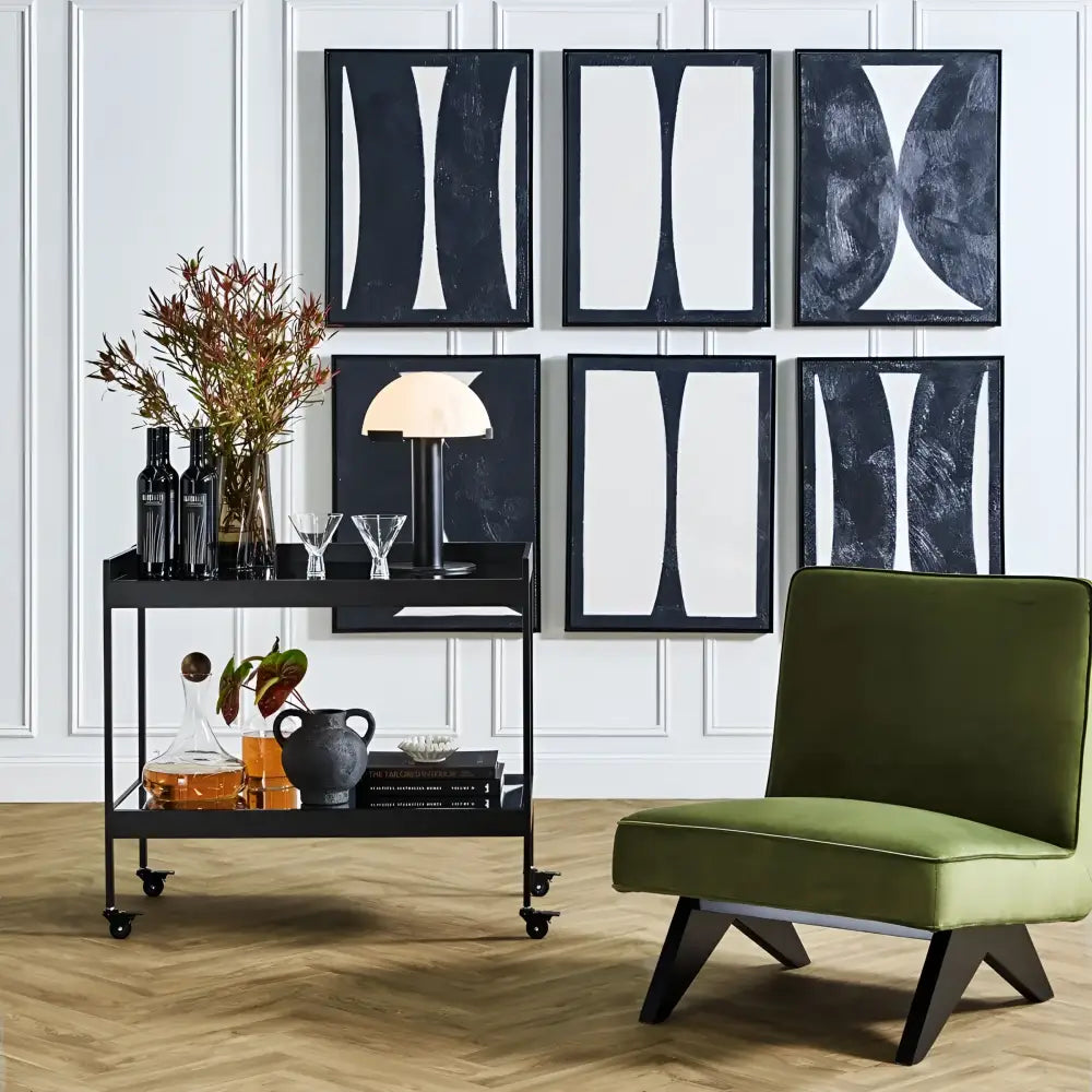 Green Earth Lighting Australia Table Lamp Mishca Table Lamp - Black 12402
