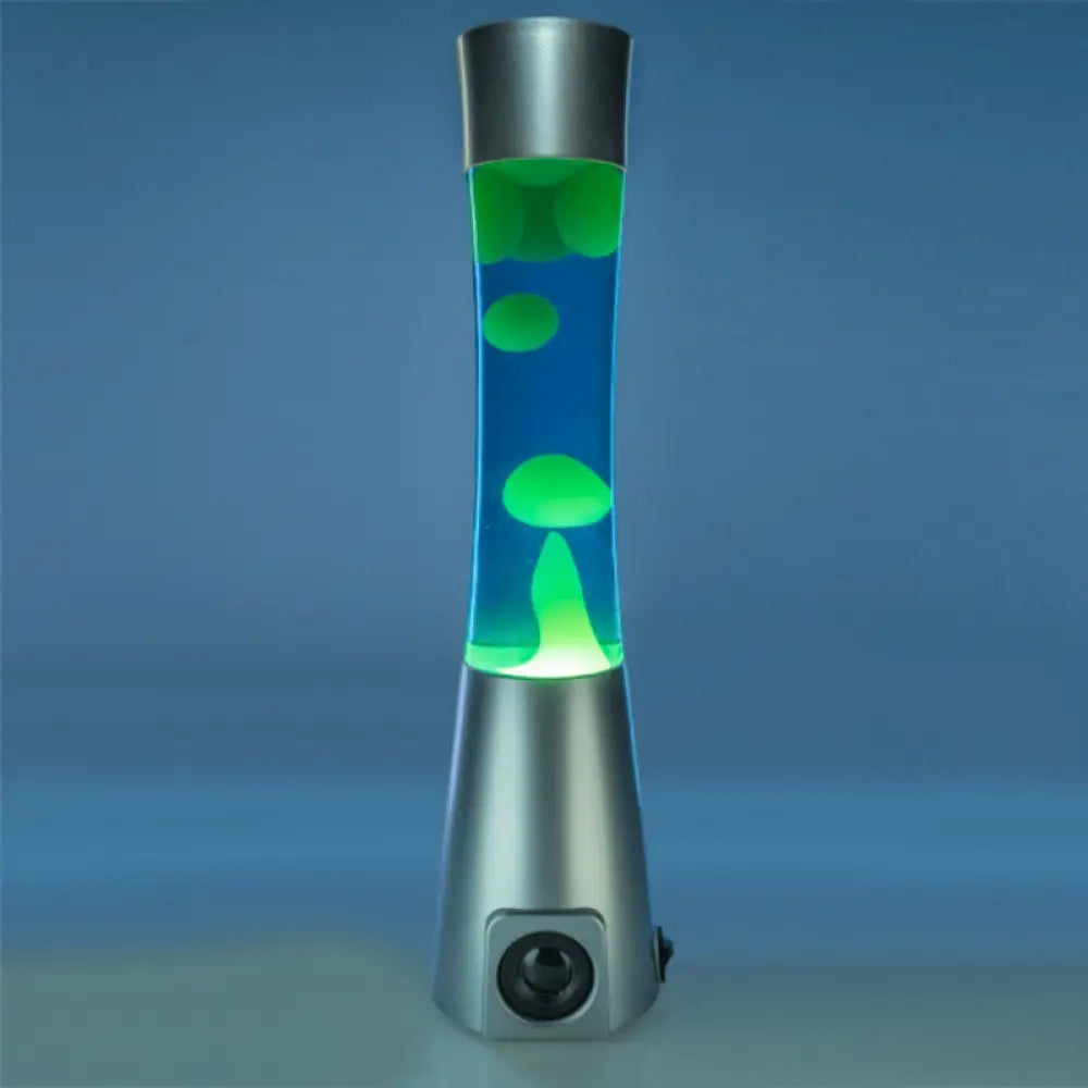 MDI Lava Lamp Silver/Blue/Yellow Motion Lamp Bluetooth Speaker KLS-MLS/SBY