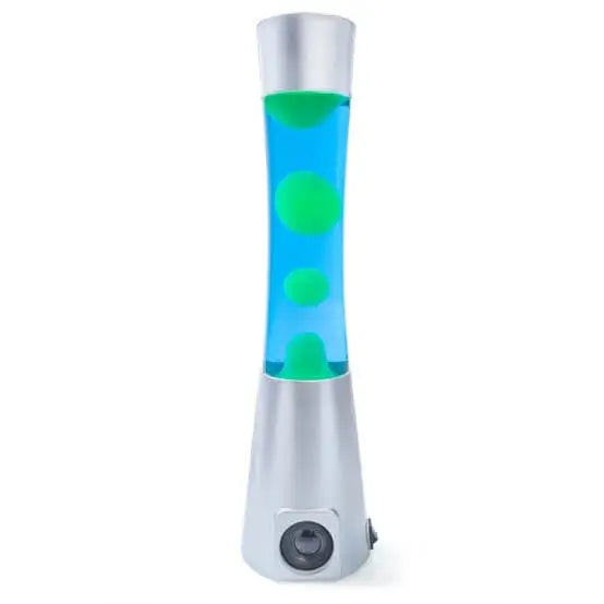 MDI Lava Lamp Silver/Blue/Yellow Motion Lamp Bluetooth Speaker KLS-MLS/SBY