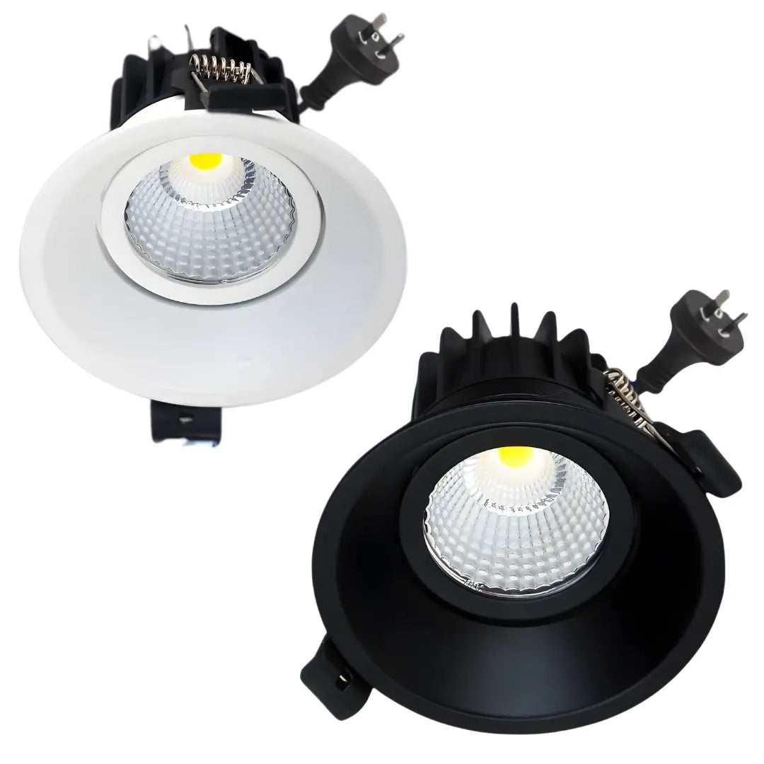 Optilux Tilt 13w Low Glare Deep Baffle Led Downlight