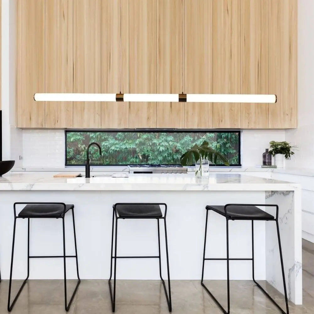 Green Earth Lighting Australia Home & Garden > Lighting > Ceiling Lights Kallita Bronze Tri-Colour Dimmable Linear LED Pendant OL60660/150BZ