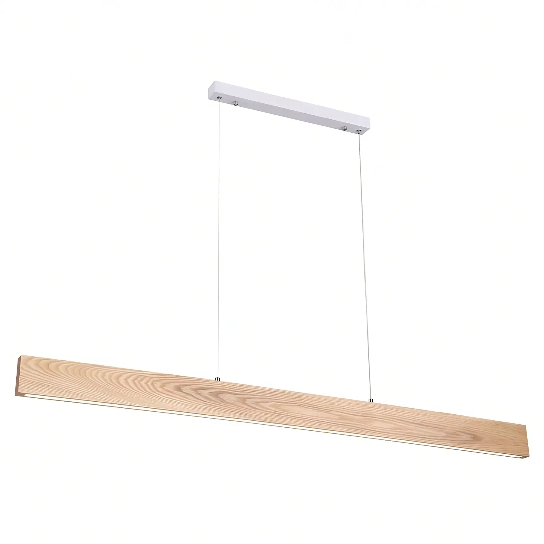 Oriel Langtoft Ash Wood Tricolour Led Pendant Light