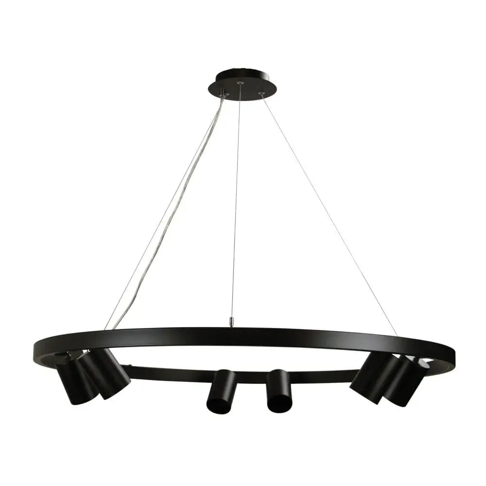 Green Earth Lighting Australia Home & Garden > Lighting Fixtures Pano Black 6-Light Adjustable Spot Pendant OL56096BK