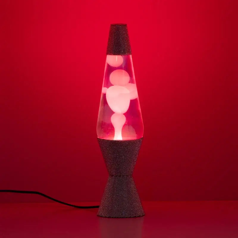 Pink Disco Glam Diamond Motion Lava Lamp