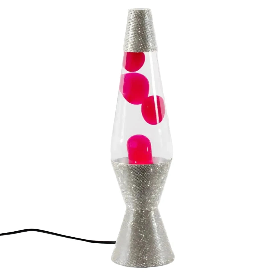 Pink Disco Glam Diamond Motion Lava Lamp