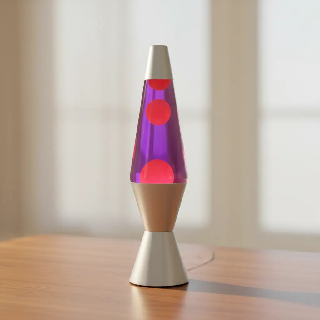 Purple Red Diamond Motion Lava Lamp