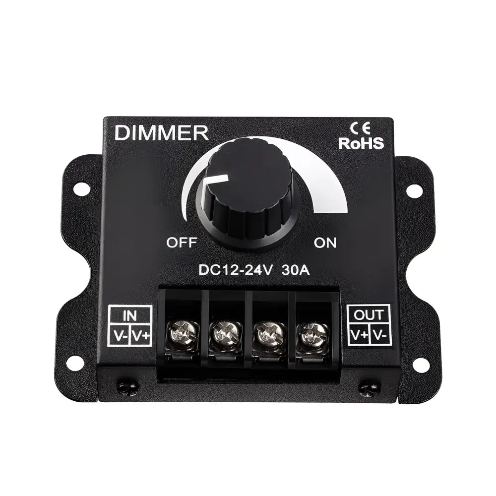 LiquidLEDs Lighting Dimmer PWM Dimming Switch for 12-24 Volt DC LED globes 12-24DIM