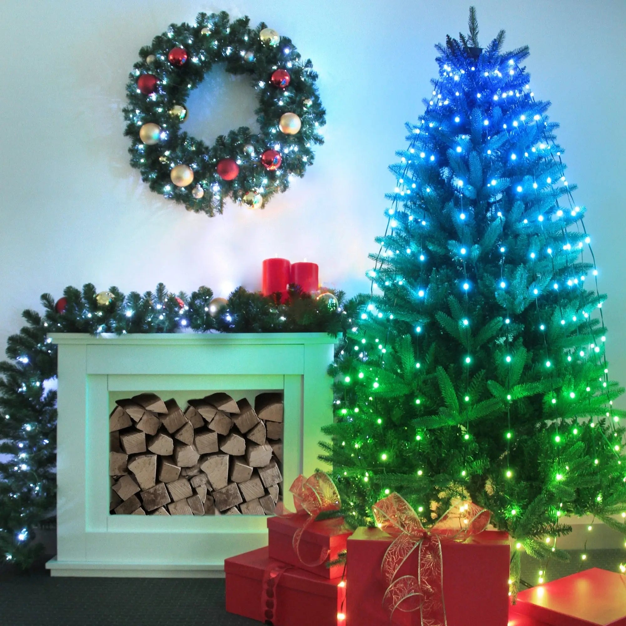 Rgb Led Strip Christmas Tree Lighting Remote Control