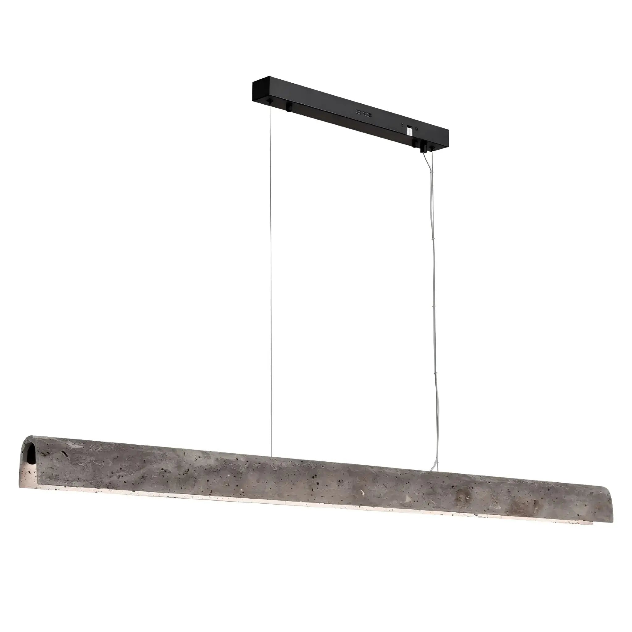 Ridge Travertine Pendant Light 1500mm | Modern Linear Led Pendant