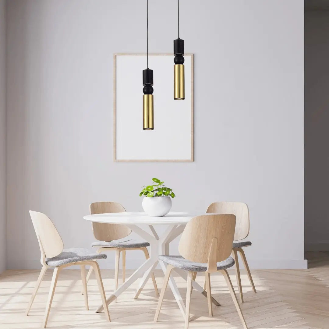 Roma Brass Led Single Pendant Light | Cougar Rolo