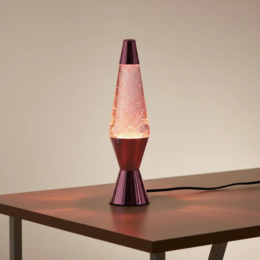 Rose Gold Diamond Motion Glitter Lamp