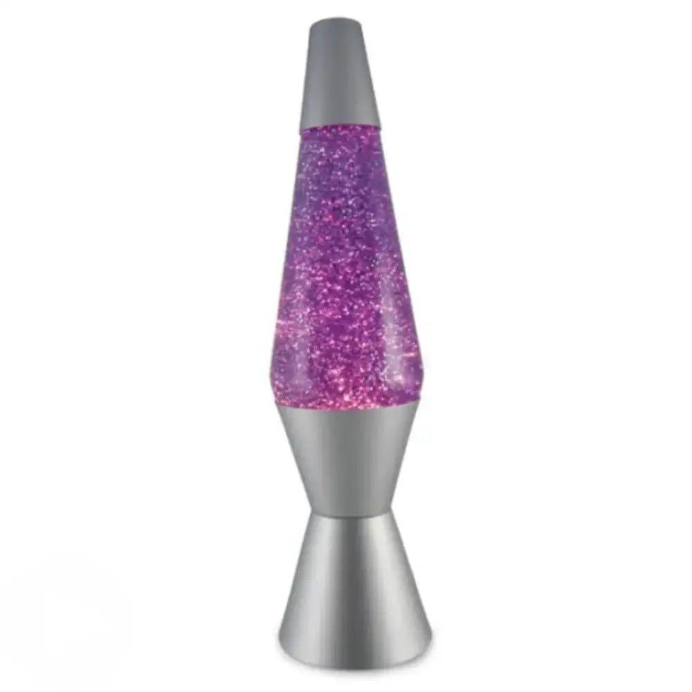 Green Earth Lighting Australia Lava Lamp Silver/Purple Diamond Glitter Lava Lamp V210-2608280