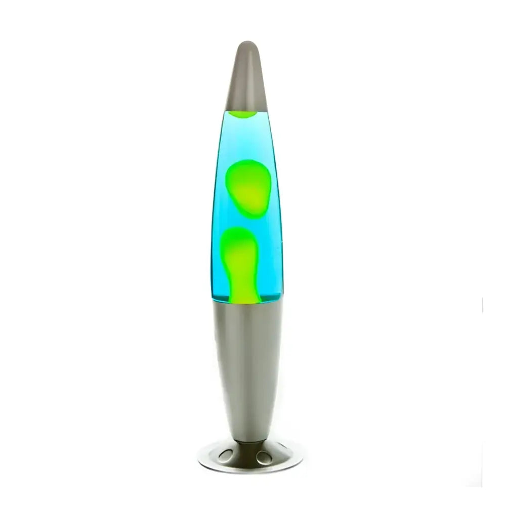 Green Earth Lighting Australia Lava Lamp Silver/Yellow/Blue Peace Motion Lamp V210-2608257