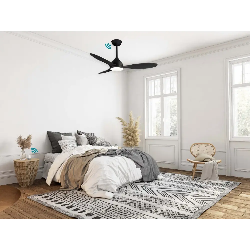 Elite 52″ DC Smart Ceiling Fan With Remote Control + LED Light