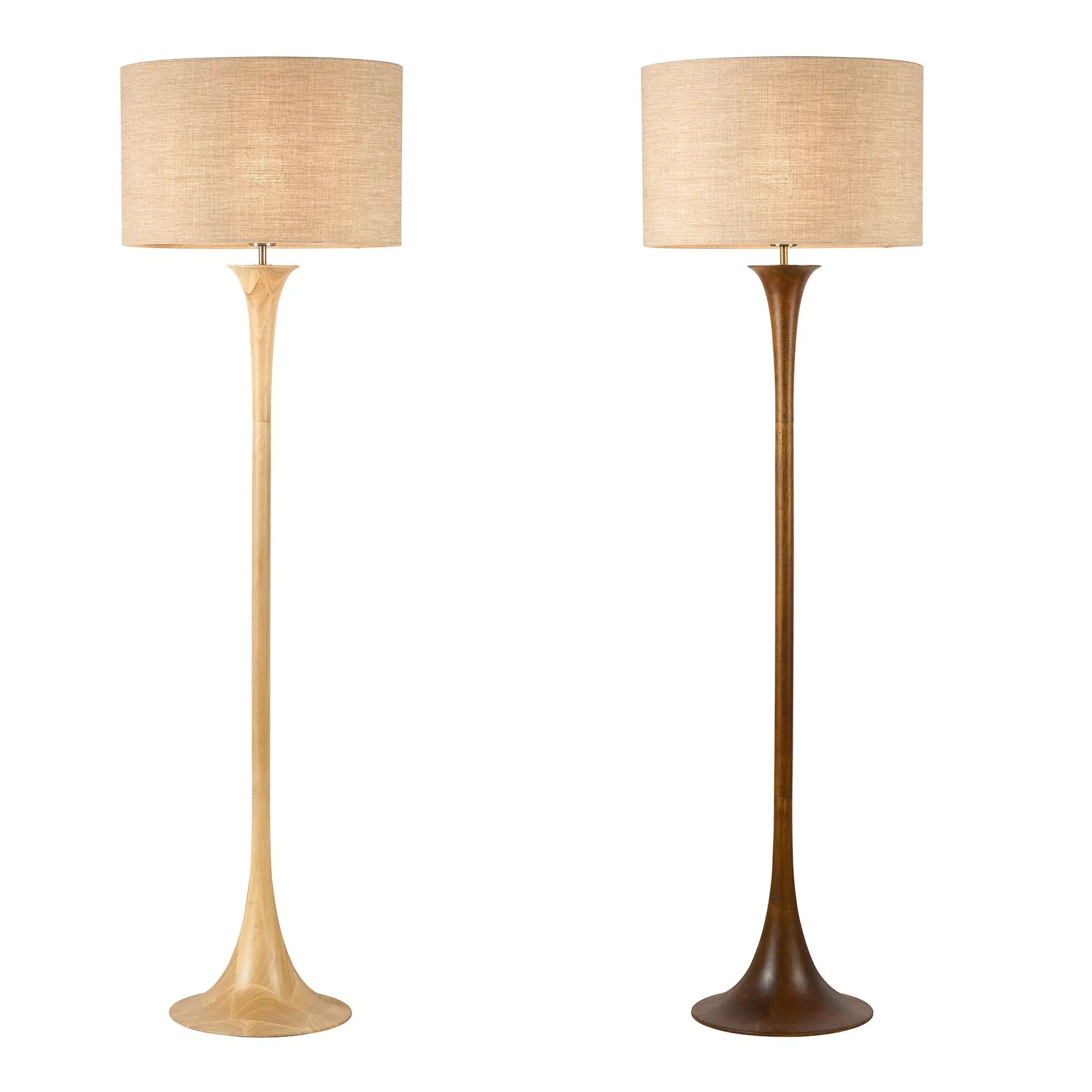 Soraya Floor Lamp - Oak/walnut Lexi Lighting