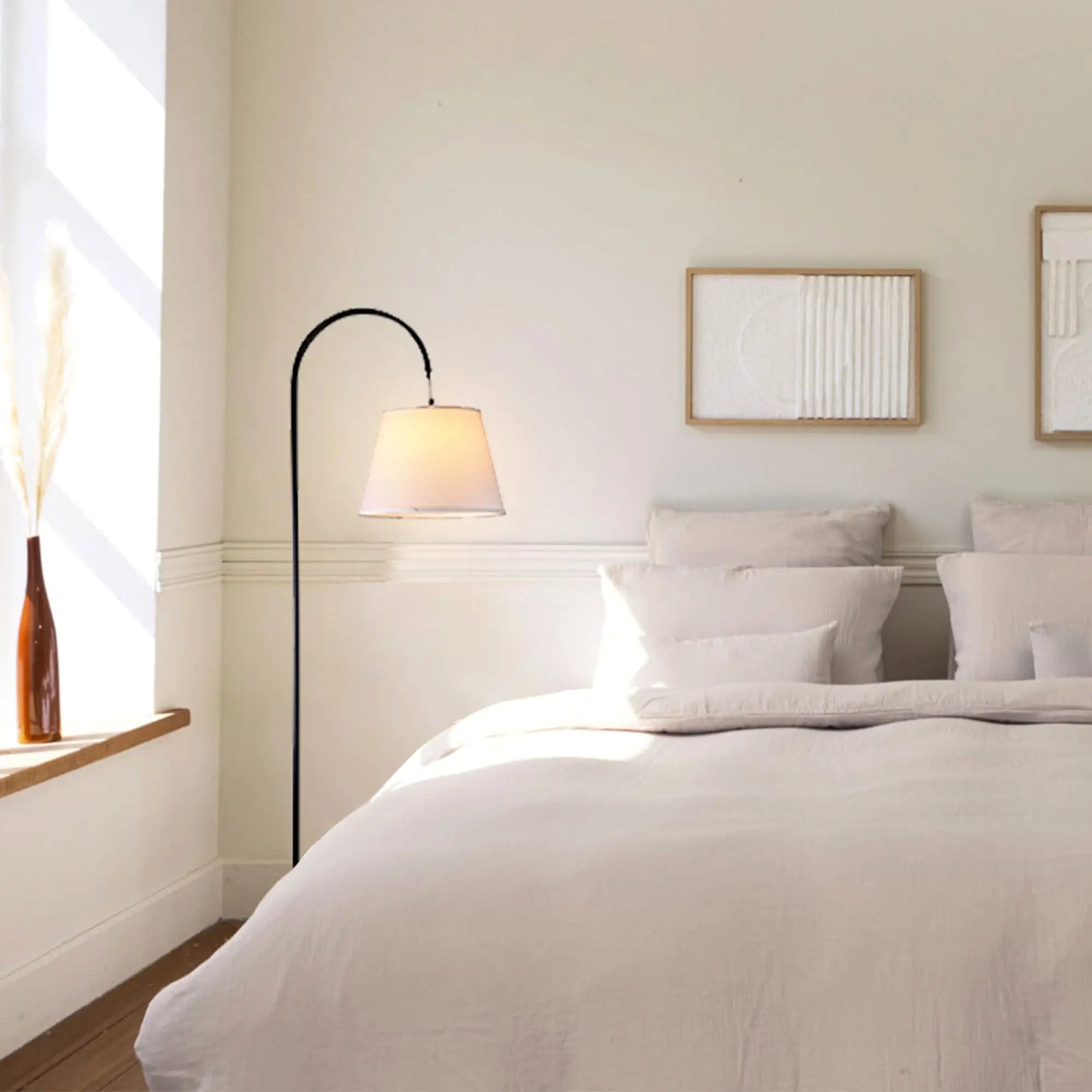 Thea Floor Lamp - White Lexi Lighting