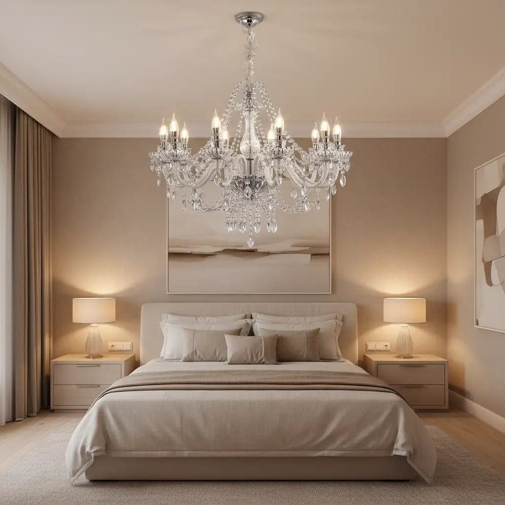 Green earth Versailles 10-Light Crystal Chandelier