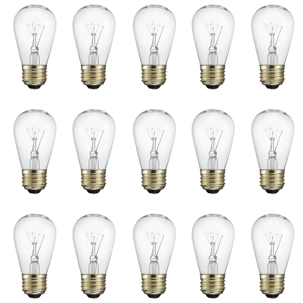 Green Earth Lighting Australia Festoon String Carton Lot Vintage Festoon Globe 11W Incandescent S14 Edison Light Bulb E27