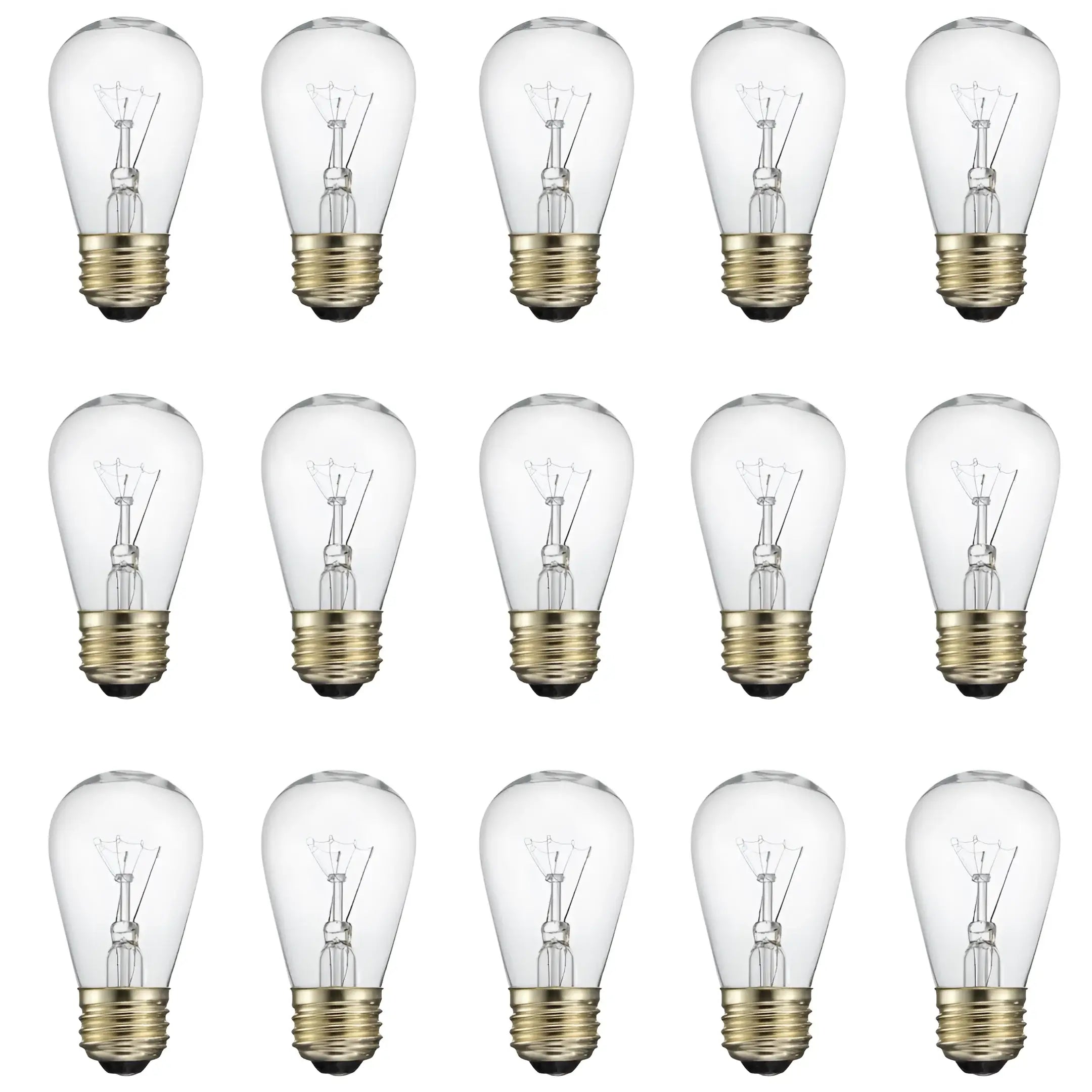 Green Earth Lighting Australia Festoon String Carton Lot Vintage Festoon Globe 11W Incandescent S14 Edison Light Bulb E27