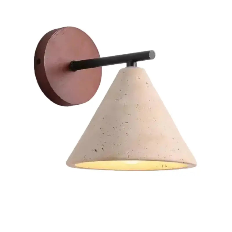Green earth Wabi Sabi Natural Stone Travertine Wall Light