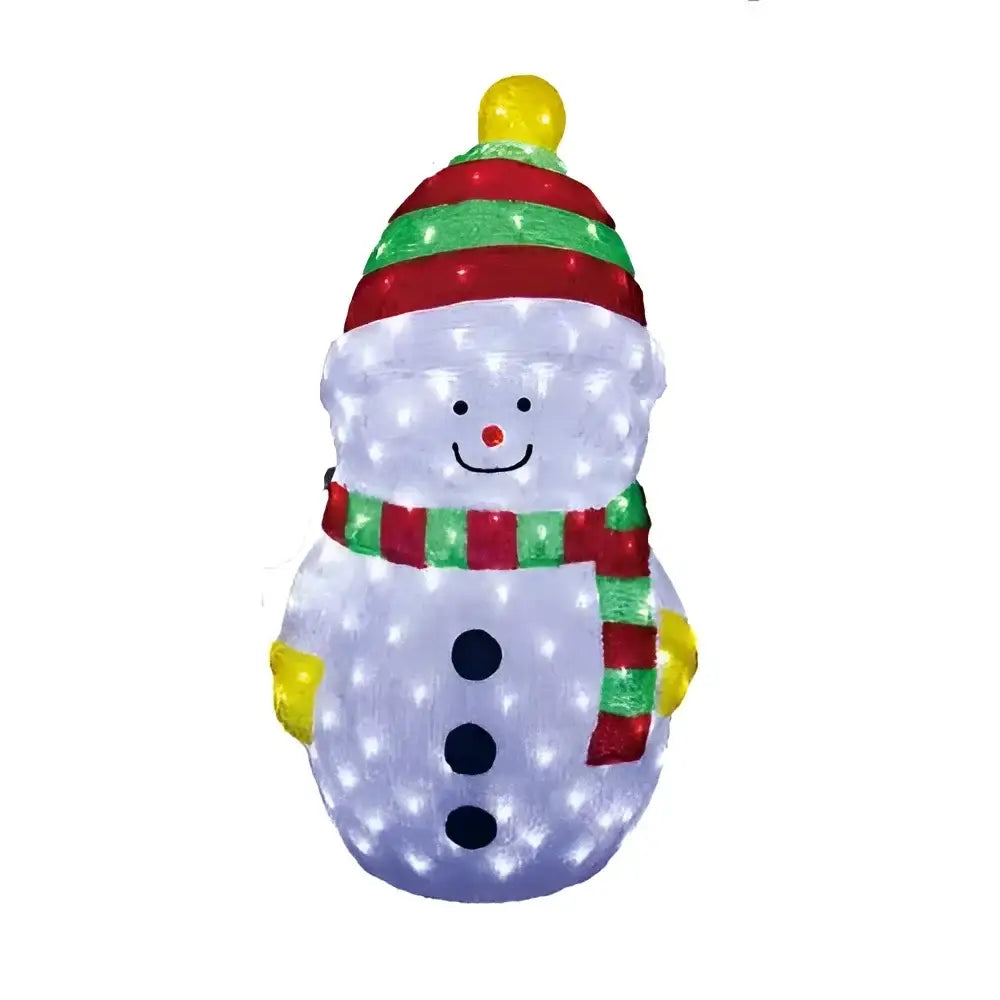 Green Earth Lighting Australia Christmas Figure Acrylic LED Snowman - 2 Size - Xmas Outdoor Decoration