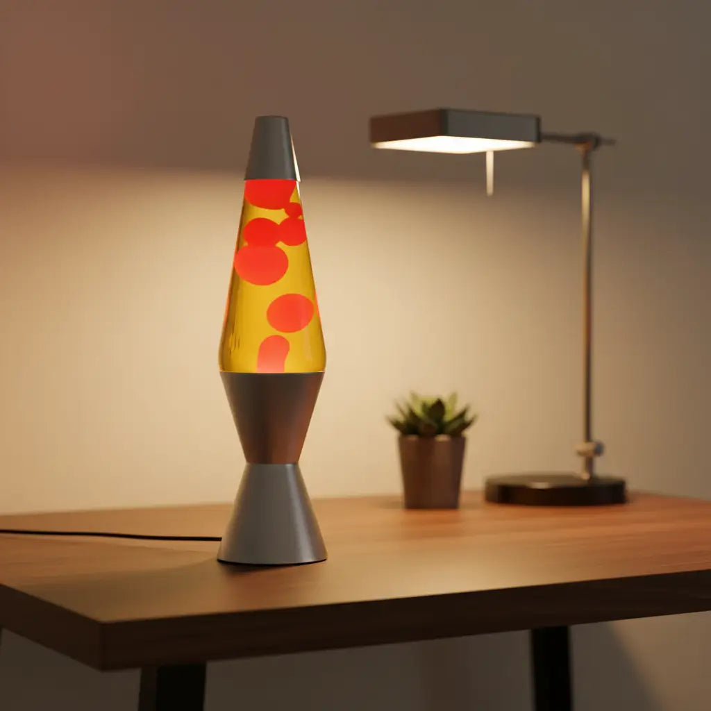 Yellow Red Diamond Motion Lava Lamp