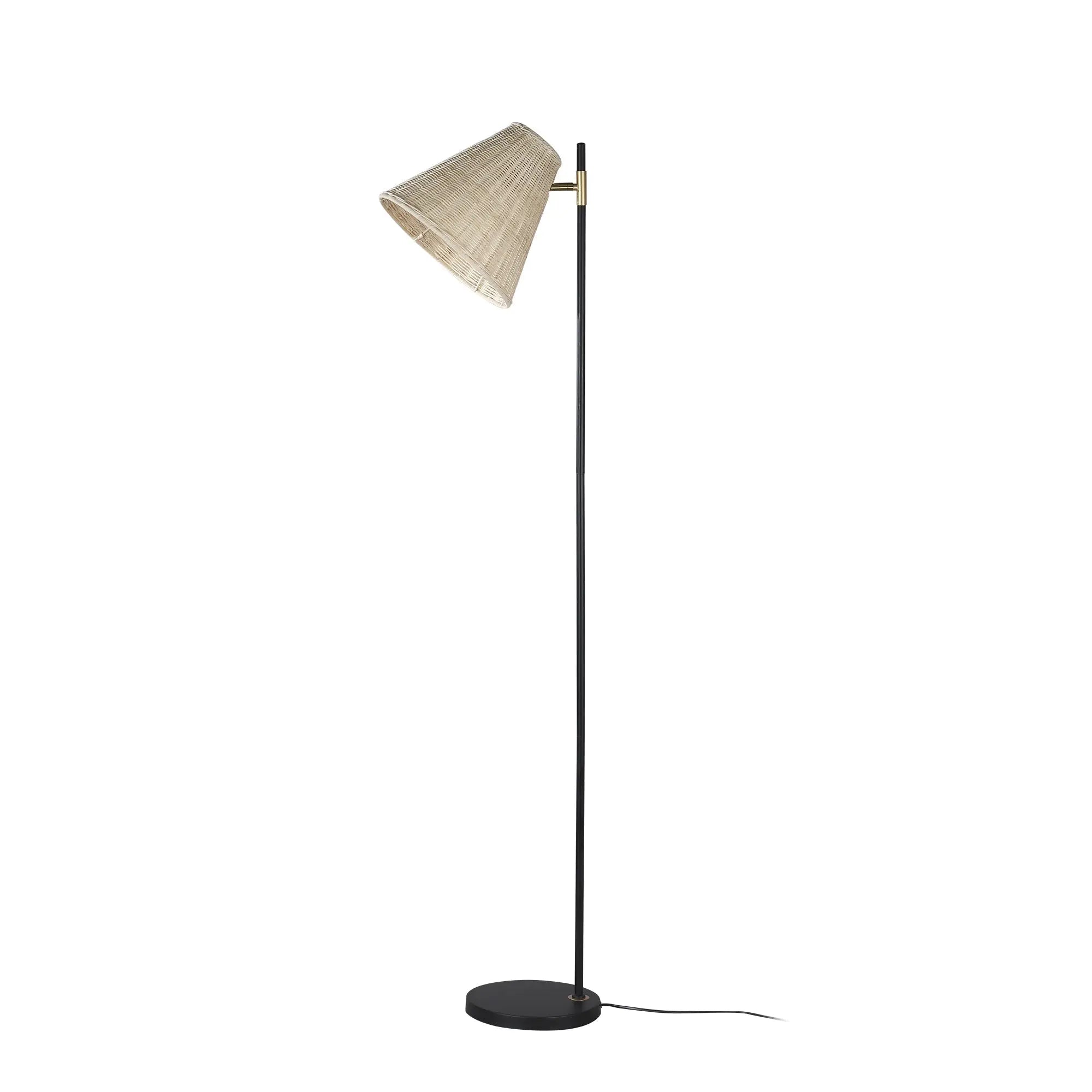 Yvette Rattan Floor Lamp Lexi Lighting