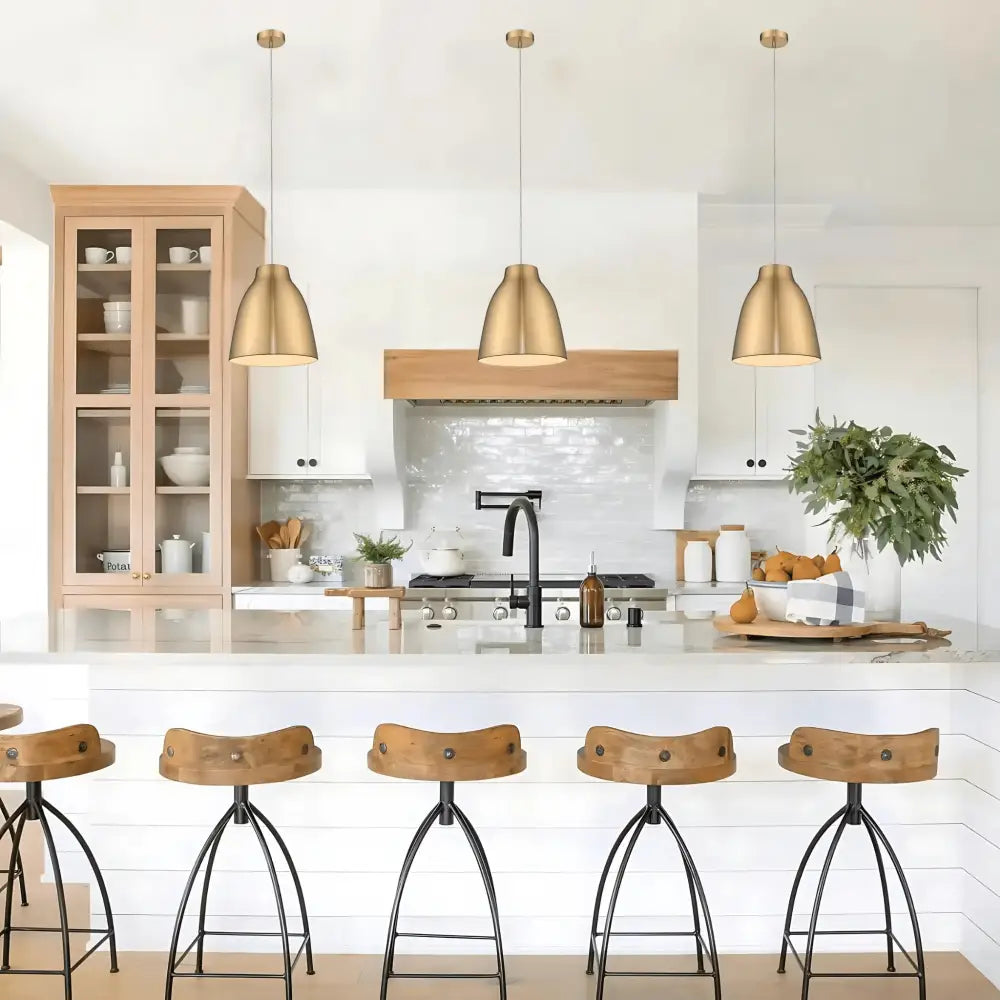 Green Earth Lighting Australia Home & Garden > Lighting Fixtures Zoey 260 Brushed Brass Pendant