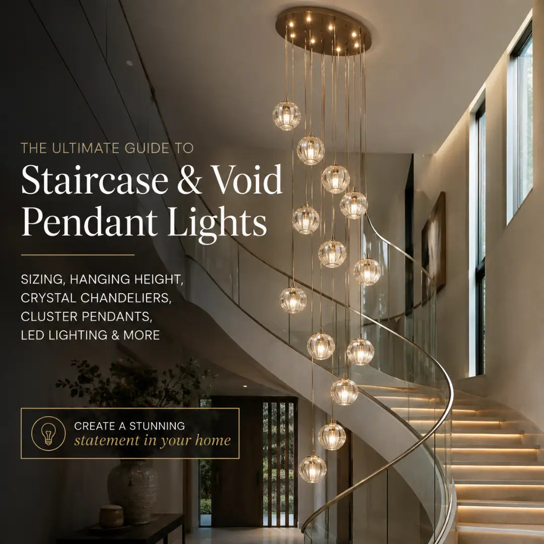 The Ultimate Guide to Choosing Staircase & Void Pendant Lights in Australia