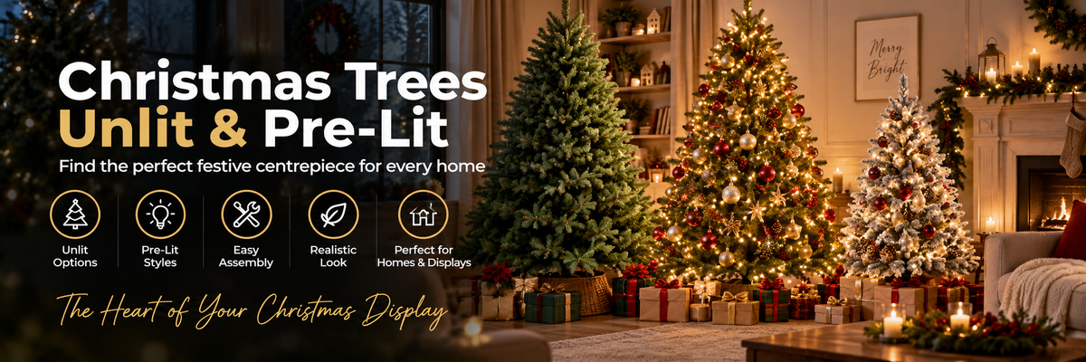 Christmas Trees – Unlit & Pre-Lit