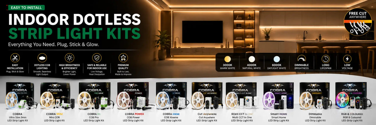 Cob Dot Free Diy Strip Light Kits | Green Earth Lighting Australia