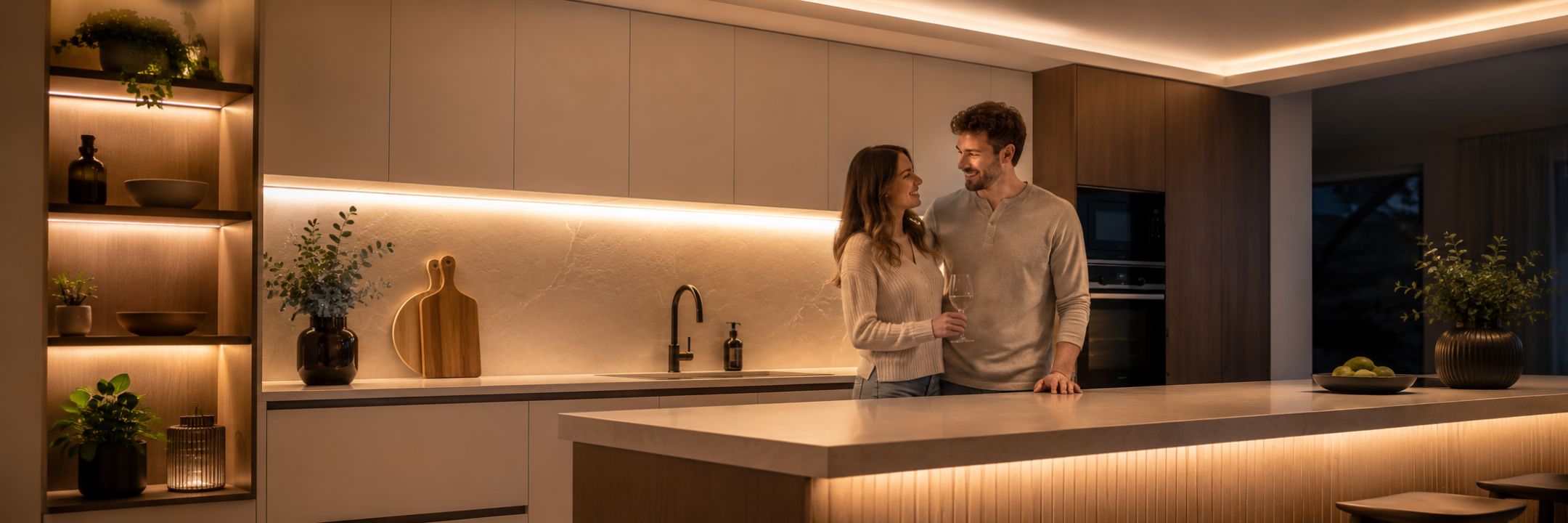 DIY Kitchen LED Strip Lighting Kits